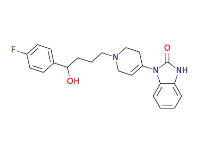 1-(p-Fluorophenyl)-4-[4-(2-oxo-1-benzimidazolinyl)-1,2,3,6-tetrahydro-1-pyridyl]-1-butanol