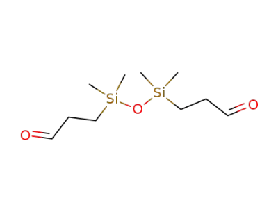 3-[1,1,3,3-Tetramethyl-3-(3-oxo-propyl)-disiloxanyl]-propionaldehyde