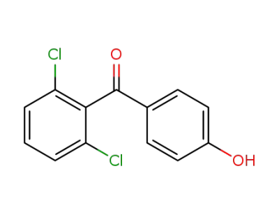(2,6-dichlorophenyl) (4-hydroxyphenyl) ketone